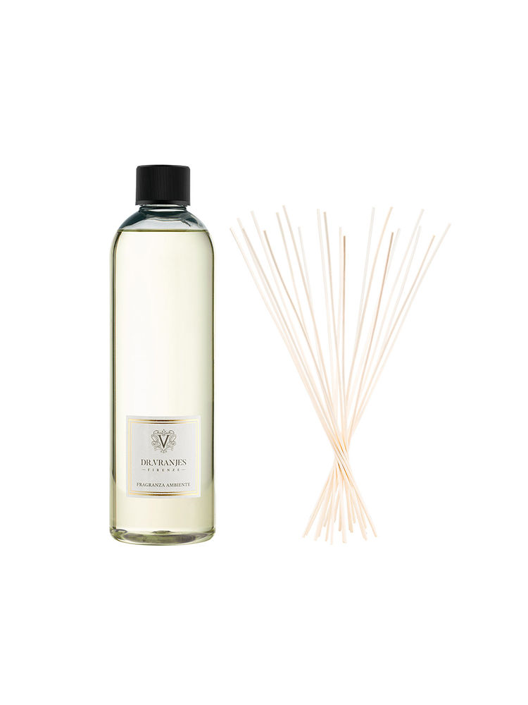 Dr.Vranjes Firenze Ginger Lime 500 ml Refill Plastic Bottle with White Rattan Sticks (Nr.12 - H.40)-image-34