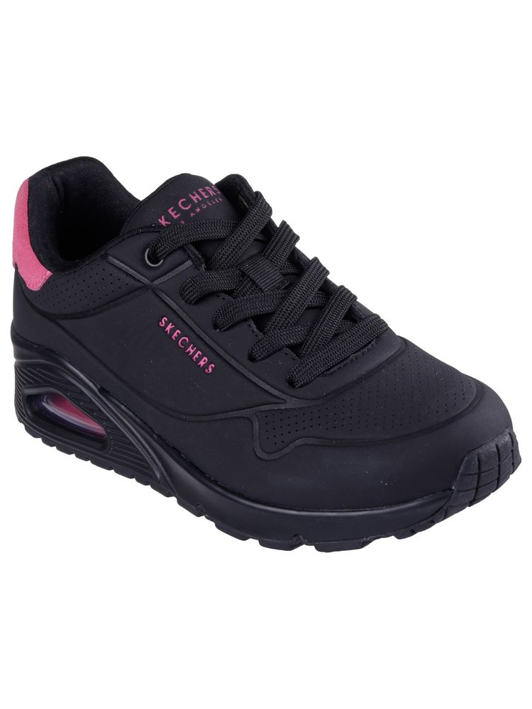 SKECHERS Women Uno Pop Back Black & Hot Pink Casual Sneakers-picture-44