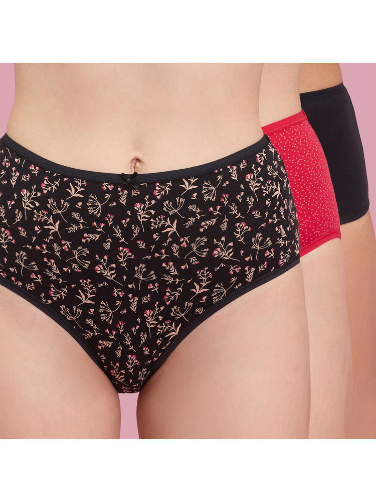 Nykd By Nykaa High Rise Full Brief Panty with Outer Elastic-NYP036-Assortment 15-picture-13