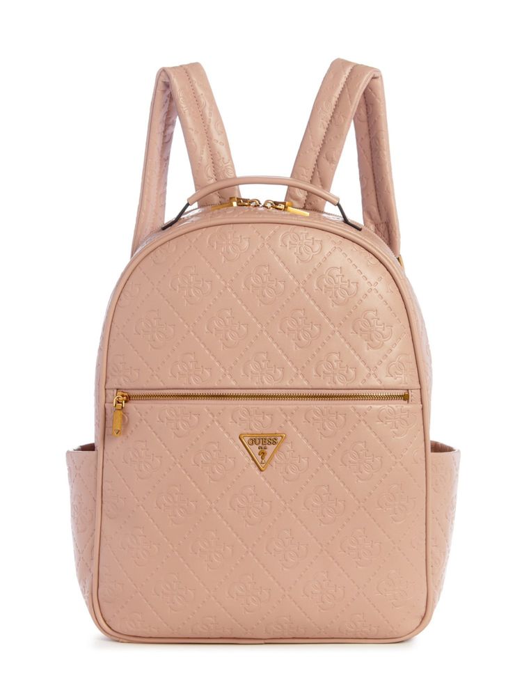 guess fashion Guess Women Pink Pu Geometric Backpack-picture-26