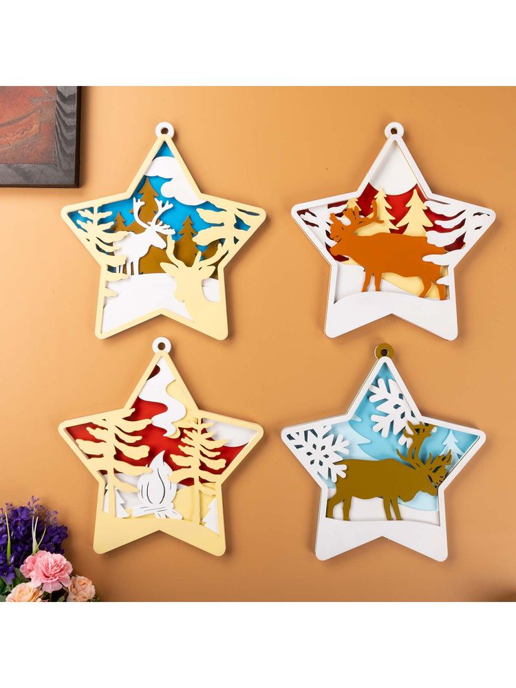 Gibox Northern Star Christmas Wall Decor (Pack of 4)-image-39