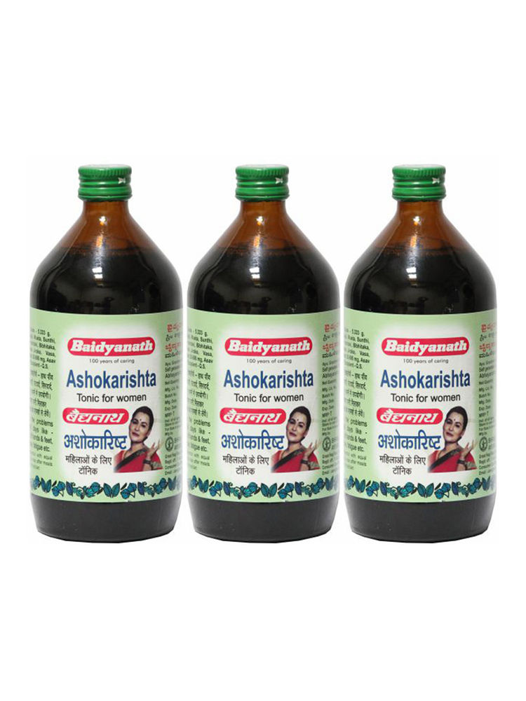 Baidyanath Ashokarishta Asava For Healthy Menstrual Cycle - Pack Of 3-image-6