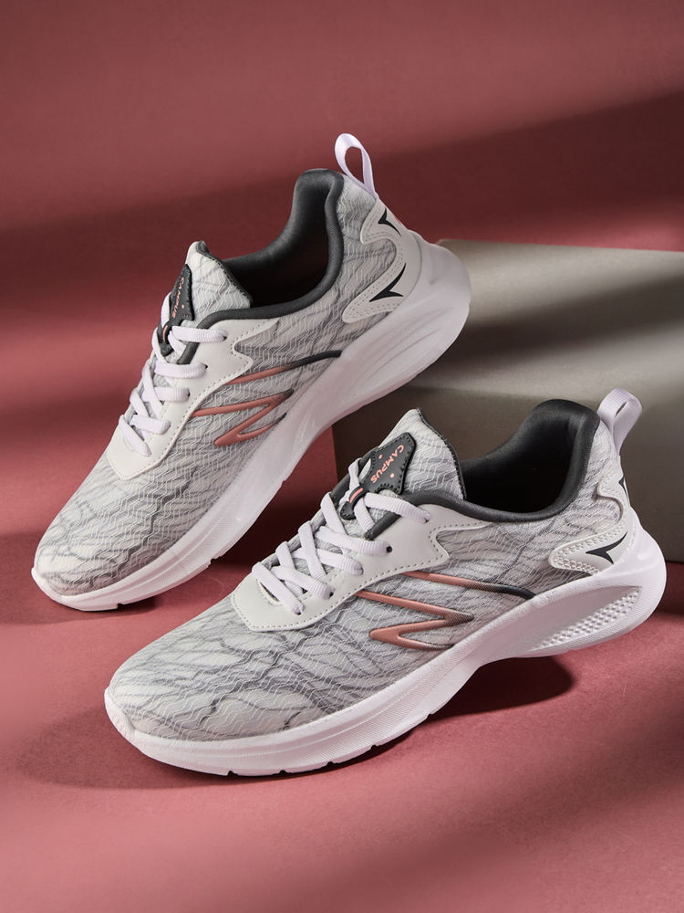 Campus Terra White Women Running Shoes-image-1