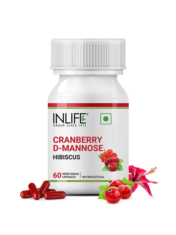 Inlife Cranberry 400 mg Capsules For Urinary Tract 400 mg D-Mannose Hibiscus Extract For Men & Women-picture-24