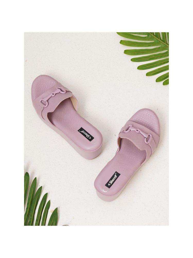 Sherrif Shoes Womens Lavender Color Wedges-image-3