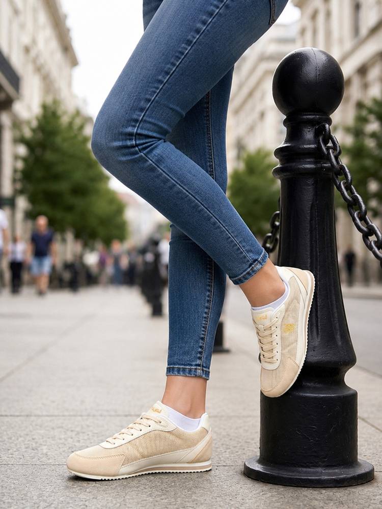 U.S. POLO ASSN. Women Jimena Cream Light Weight Sneakers