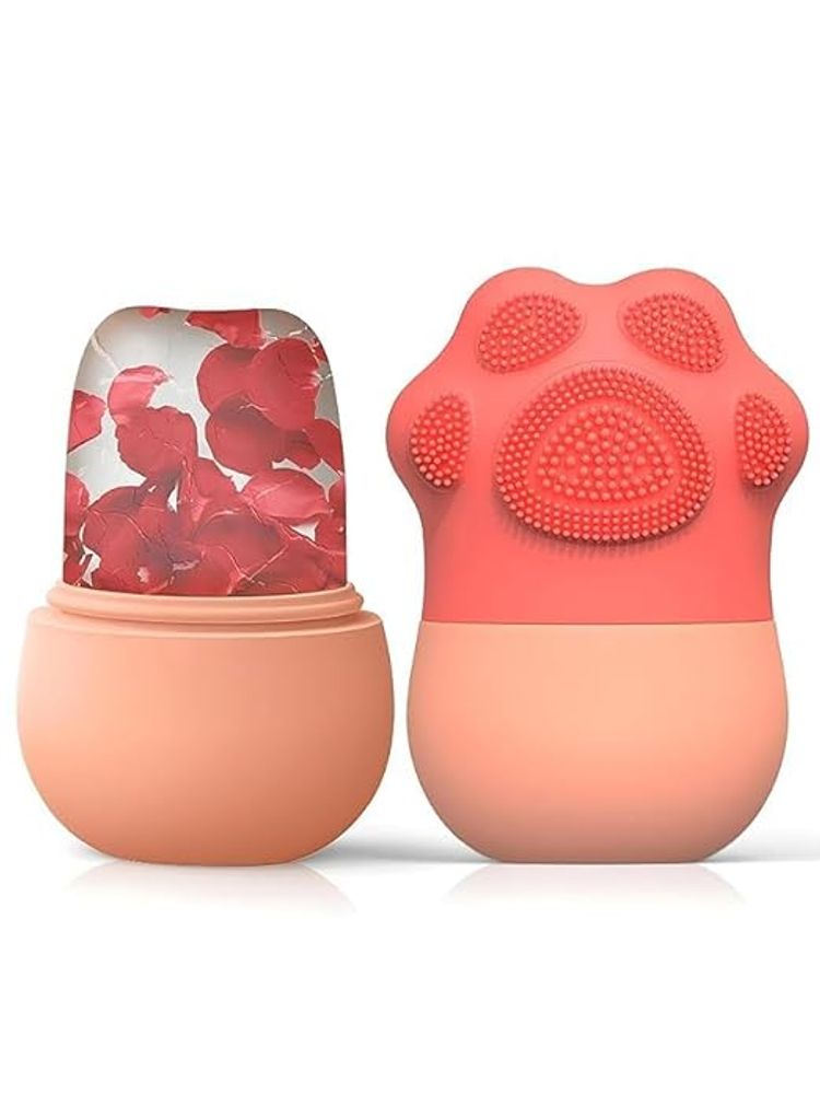 Beautiliss Ice Roller Face Tool Silicone Scrubber For Puffiness Skin Firming Pore Cleansing Glow-picture-17