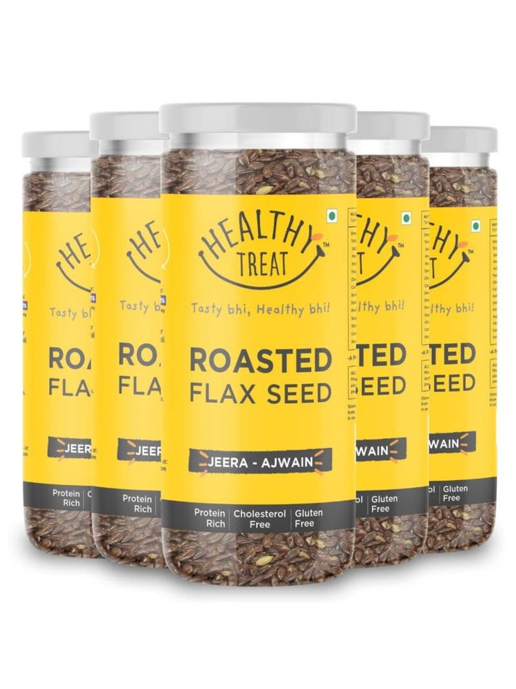 Healthy Treat Roasted Flax Seed - Ajwain Jeera - Pack Of 5-picture-11