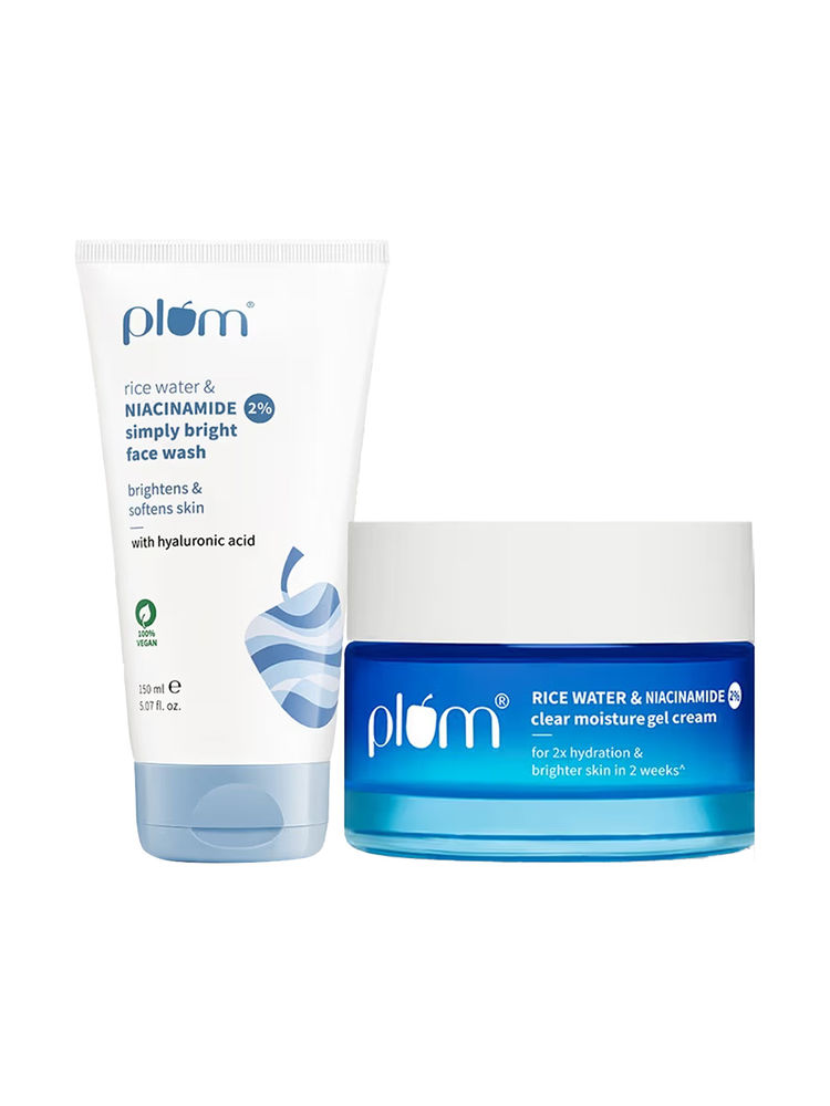 Plum 2% Niacinamide and Rice Water Face Wash and Moisturiser-picture-22