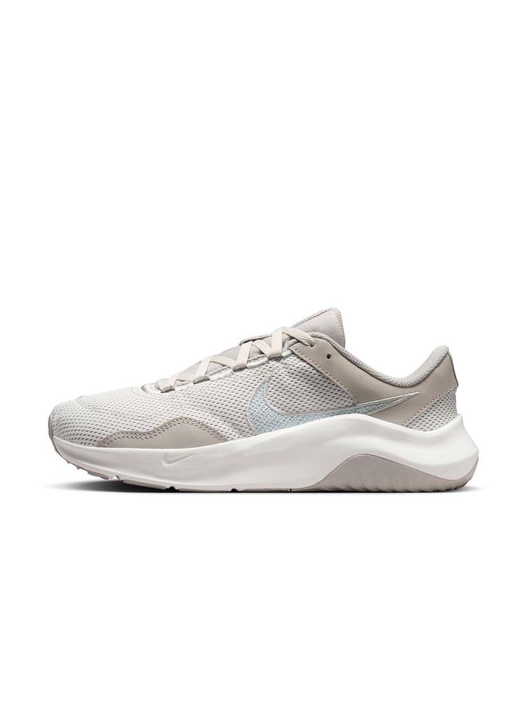 Nike W Legend Essential 3 Women Low Top Grey Training Shoes-image-2