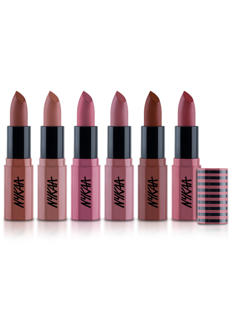 Nykaa Cosmetics So Creme Lipsticks - Pack Of 6