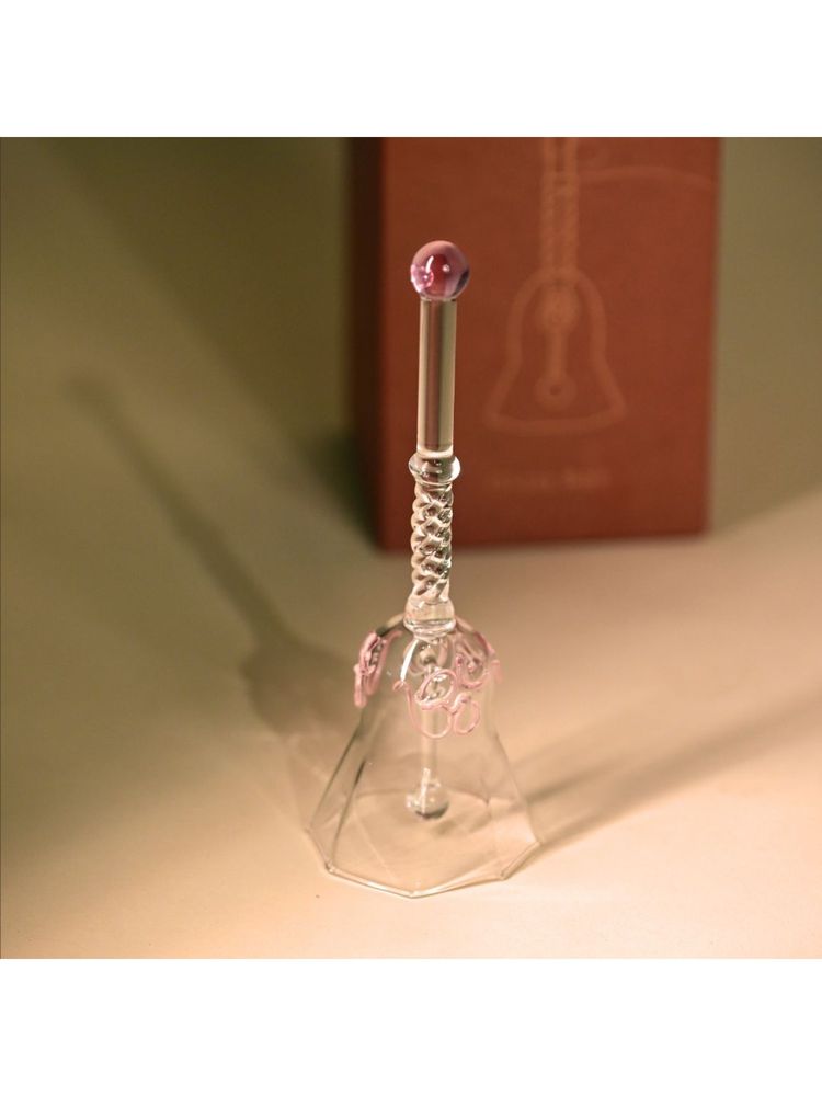 Muun Home Ringing Glass Bell Pink-picture-21