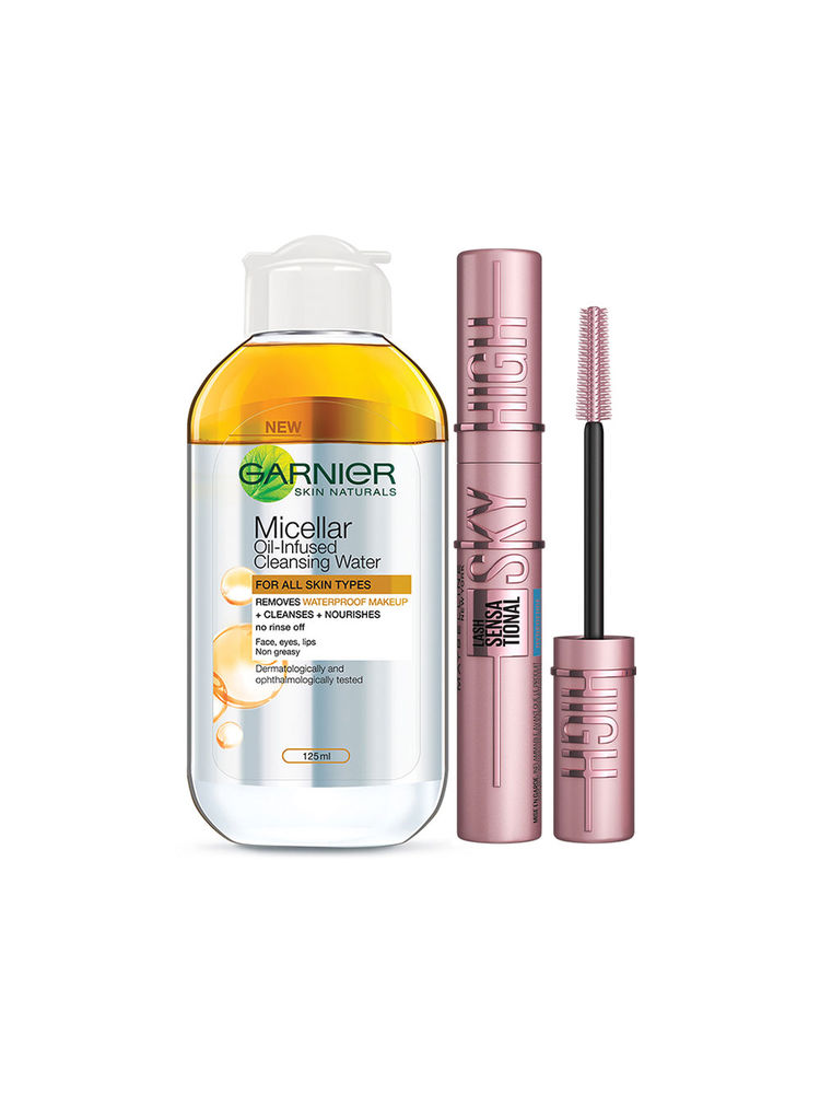 Maybelline New York New York Sky High Mascara Very + Garnier Micellar Oil-Infused Cleansing Water