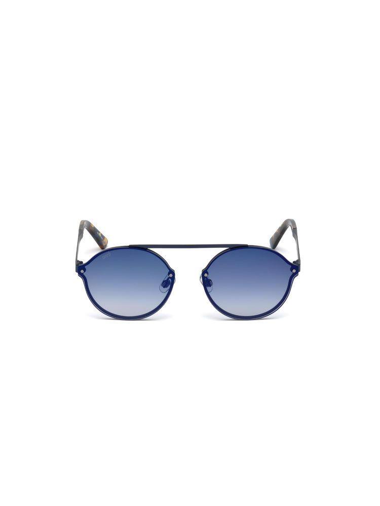 Web Eyewear Blue Metal Full Rim Oval Unisex Sunglass Blue (58)-picture-37