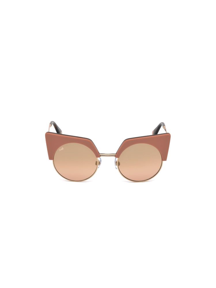 Web Eyewear Pink Metal Full Rim Oval Women Sunglass (49)-image-33
