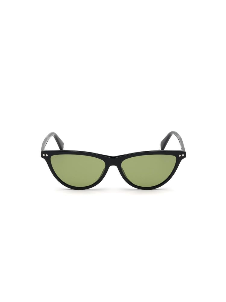Web Eyewear Black Acetate Full Rim Cat Eye Women Sunglass Green (55)-image-35