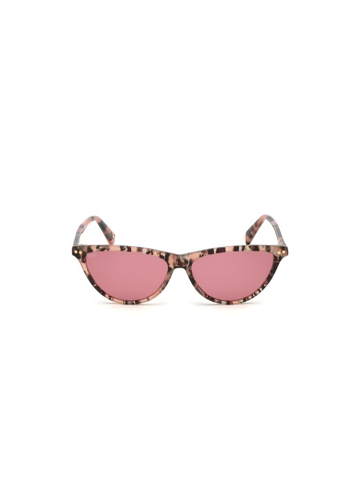 Web Eyewear Pink Acetate Full Rim Oval Women Sunglass (55)-image-36