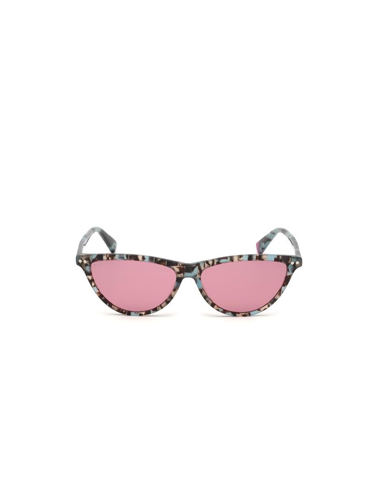 Web Eyewear Pink Acetate Full Rim Oval Women Sunglass (55)-image-37