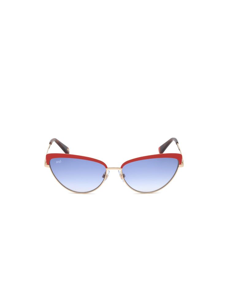 Web Eyewear Red Metal Full Rim Rectangle Women Sunglass Blue (59)-image-40