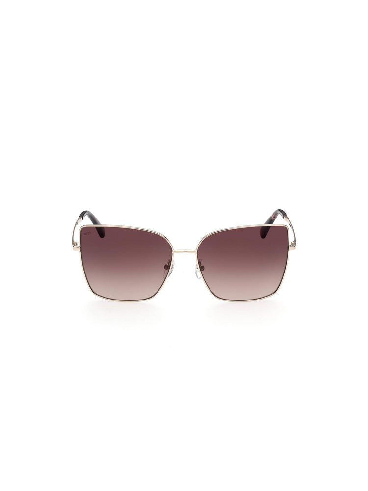 Web Eyewear Gold Metal Full Rim Square Women Sunglass Brown (61)-image-42