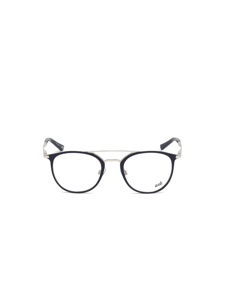 Web Eyewear Silver Metal Full Rim Aviator Unisex Frames (50)-picture-16