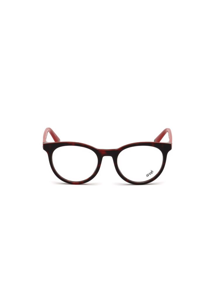 Web Eyewear Brown Acetate Full Rim Round Unisex Frames (49)-image-1