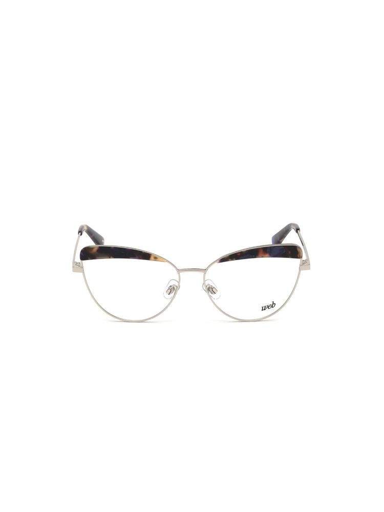 Web Eyewear Silver Metal Full Rim Butterfly Women Frames (56)-picture-7