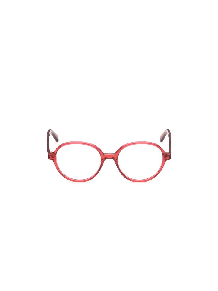Web Eyewear Red Acetate Full Rim Round Women Frames (51)-picture-3