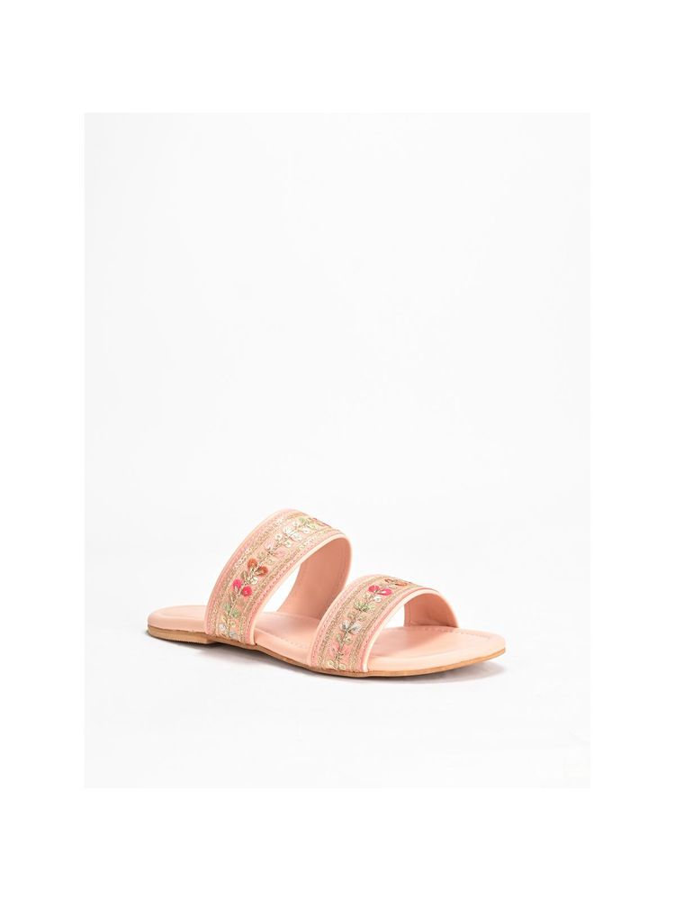 SCENTRA Nora Pink Kolhapuri Flats-image-49
