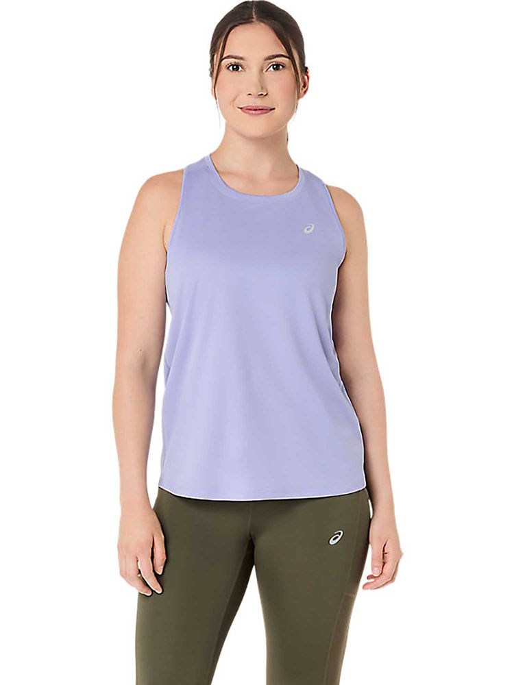 ASICS Blue Solid Polyester Regular Tank Top-picture-11
