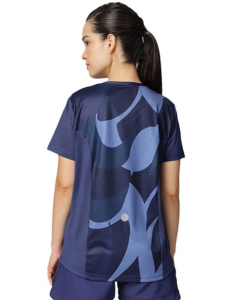 ASICS Blue Printed Polyester Regular T-Shirt-picture-14