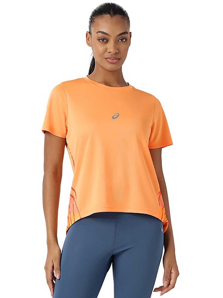 ASICS Orange Solid Polyester Regular T-Shirt-picture-27