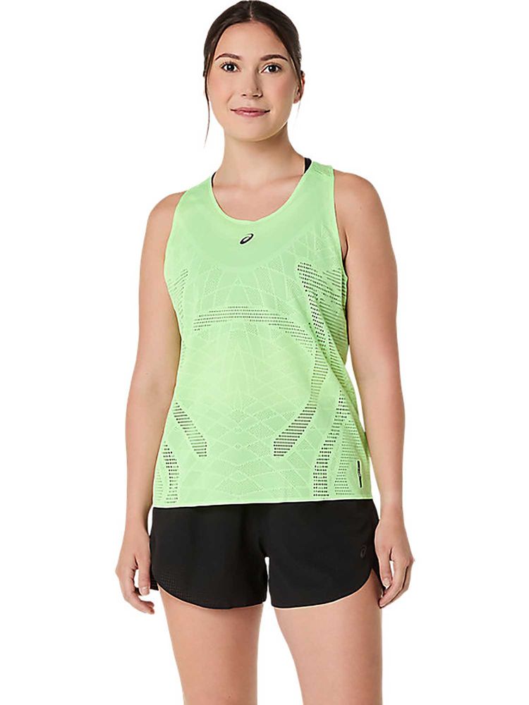 ASICS Green Solid Polyester Regular Tank Top-picture-19