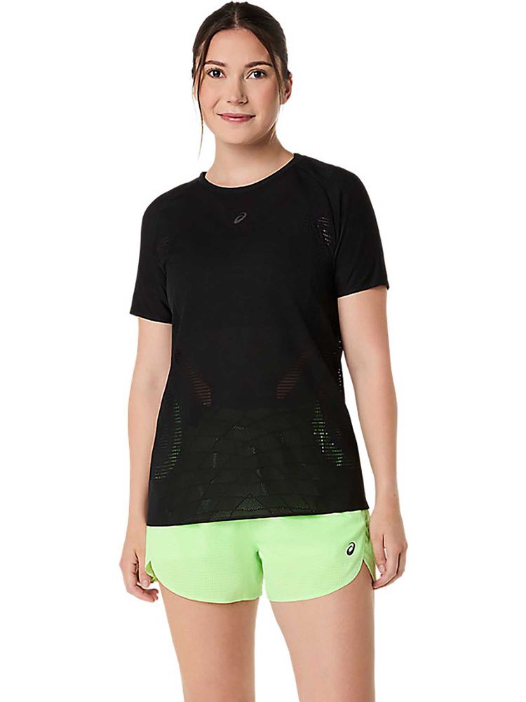 ASICS Black Self Design Polyester Regular T-Shirt-picture-15