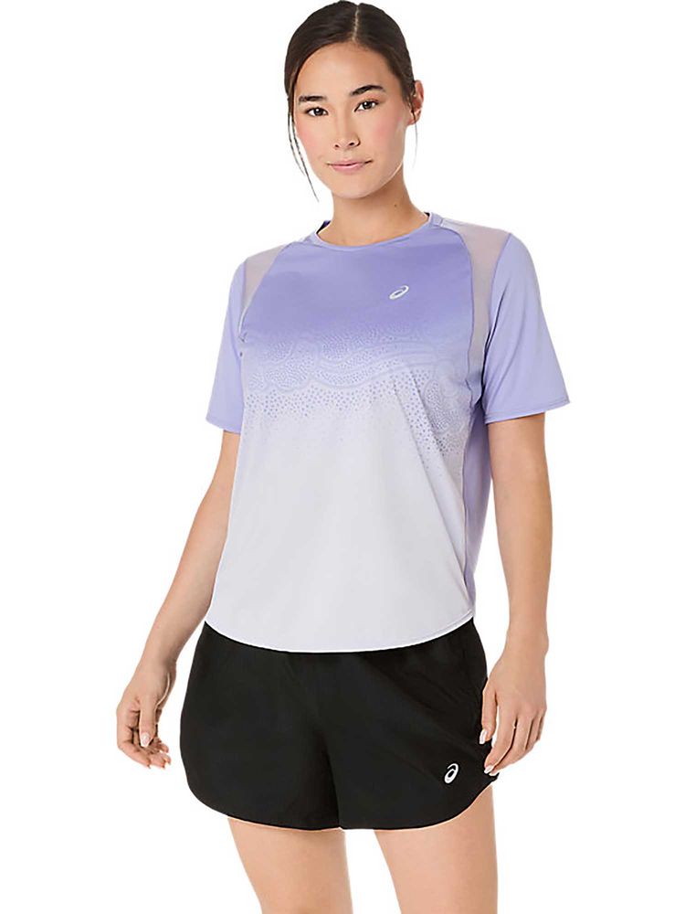 ASICS Blue Ombre Polyester Regular T-Shirt-picture-12