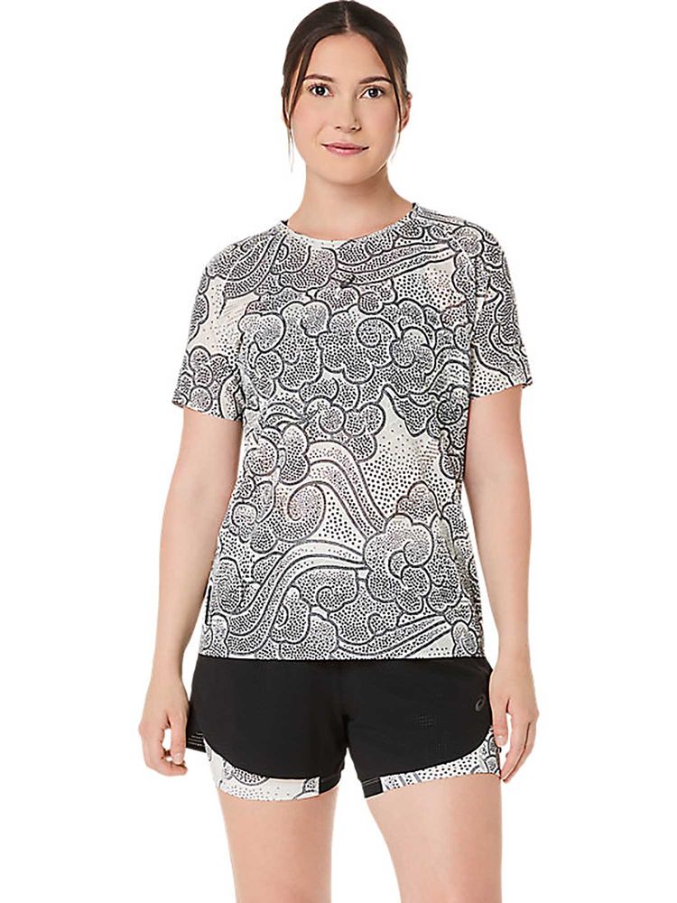 ASICS Cream Printed Polyester Regular T-Shirt-picture-13