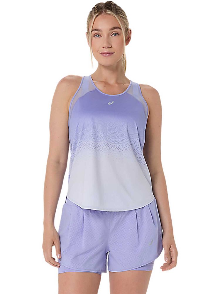 ASICS Blue Ombre Polyester Regular Tank Top-picture-22