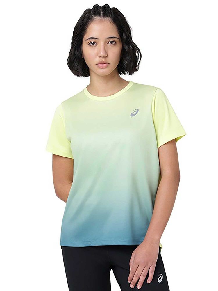 ASICS Multi-Color Ombre Polyester Regular T-Shirt-picture-28