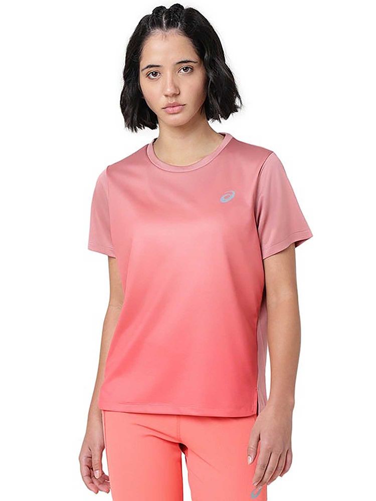 ASICS Red Ombre Polyester Regular T-Shirt-picture-18
