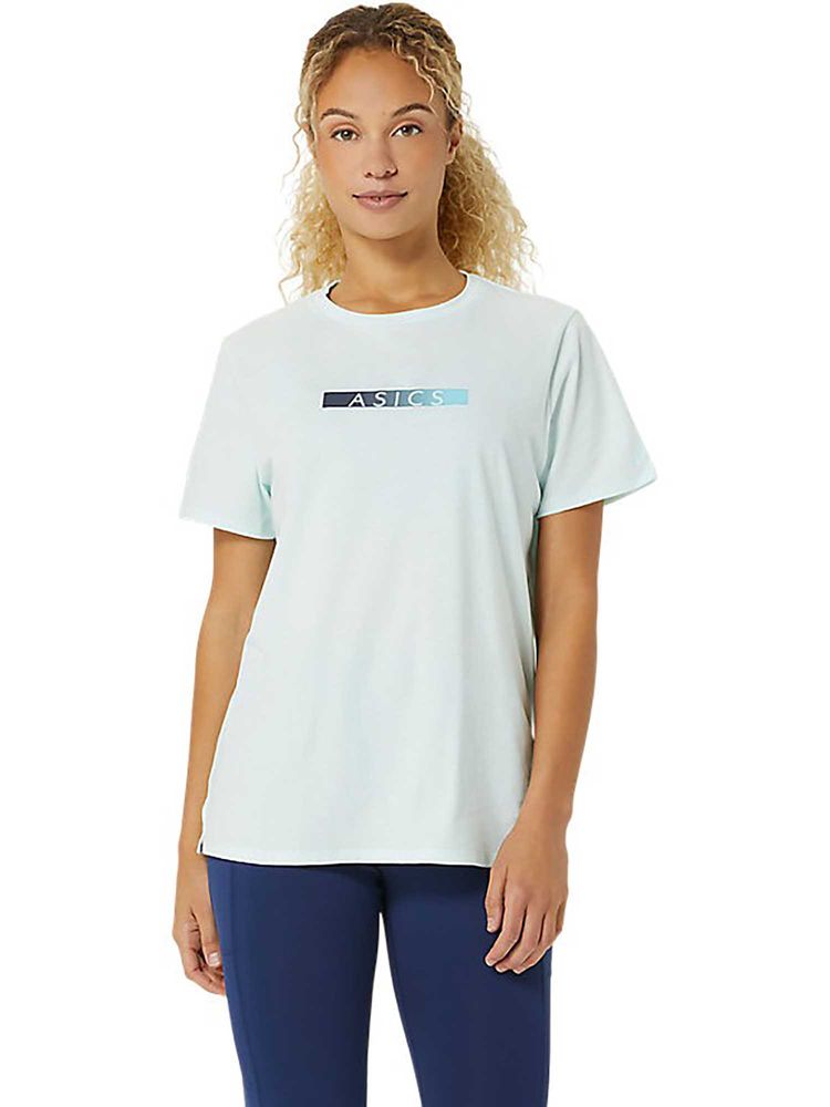 ASICS Blue Solid Cotton Regular T-Shirt-picture-18