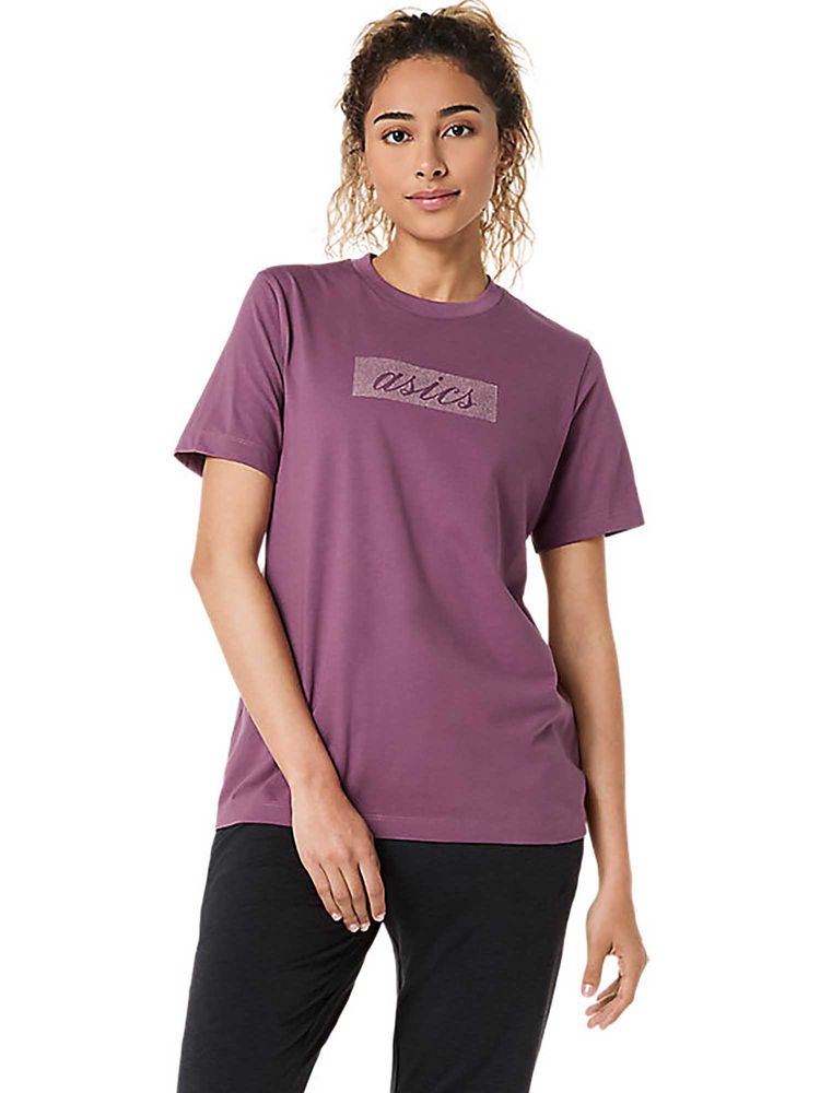 ASICS Purple Solid Cotton Regular T-Shirt-picture-13