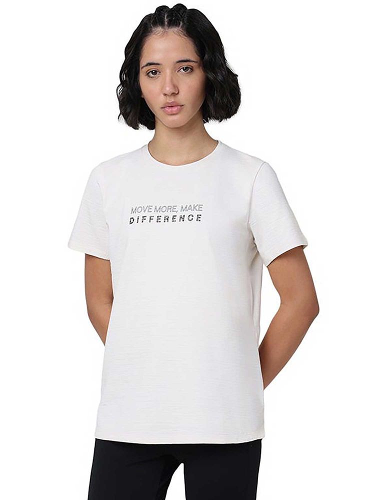 ASICS White Typography Cotton Regular T-Shirt-picture-24