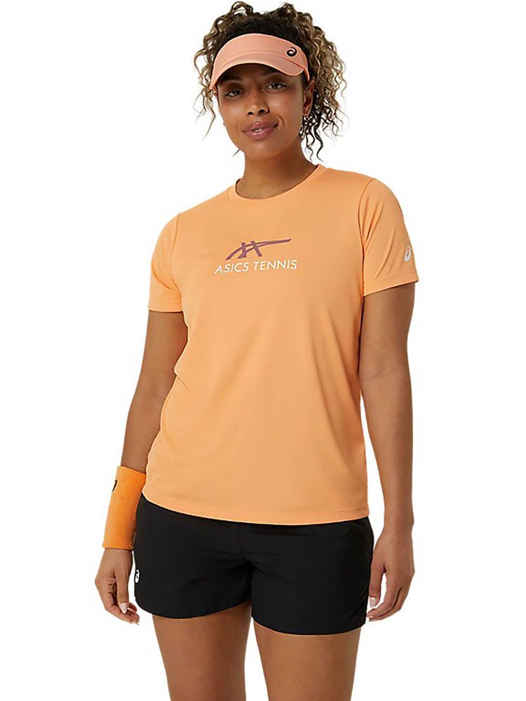 ASICS Orange Solid Polyester Regular T-Shirt-picture-25