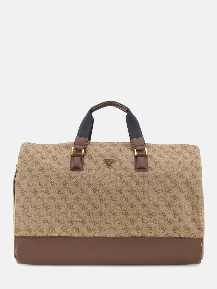guess fashion Guess Beige PU Printed MEN Duffle Bag-picture-19