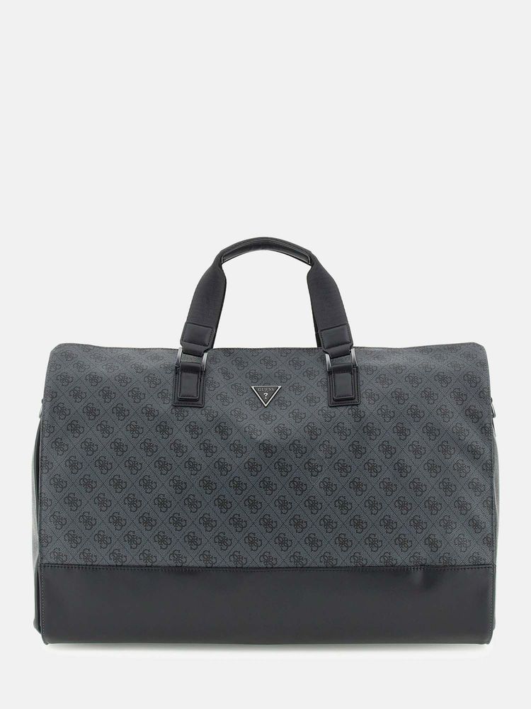 guess fashion Guess Grey PU Printed MEN Duffle Bag-picture-12
