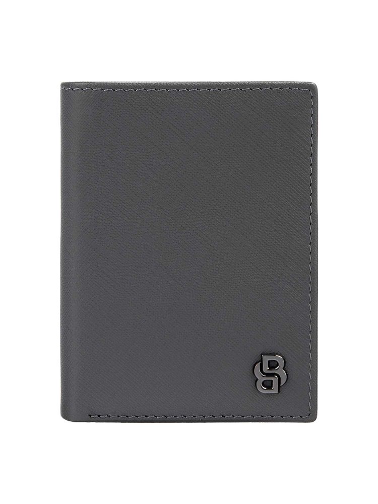 hugo boss accessories Hugo Boss Folding card holder Double B Saffiano Grey-picture-14
