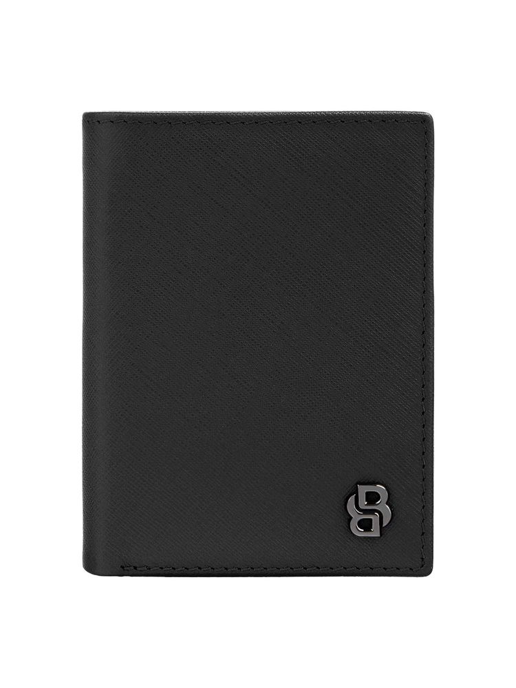 Hugo Boss Folding card holder Double B Saffiano Black-image-18