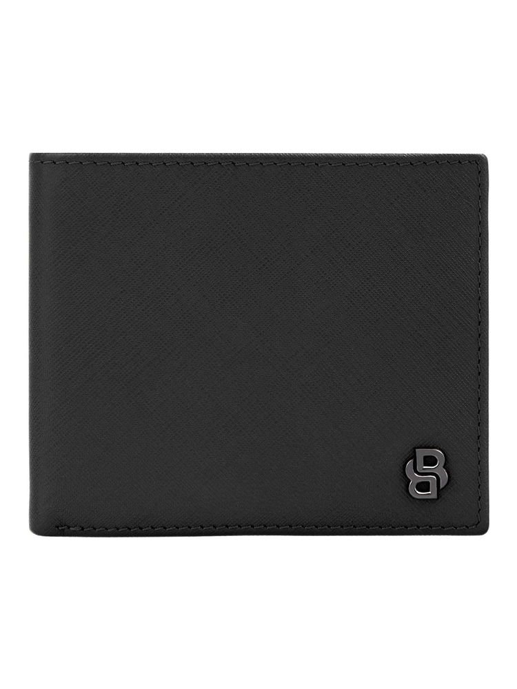 hugo boss accessories Hugo Boss Money wallet with flap Double B Saffiano Black-picture-24