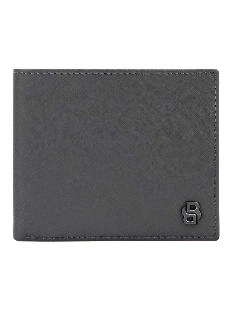 hugo boss accessories Hugo Boss Money wallet with flap Double B Saffiano Grey-picture-10