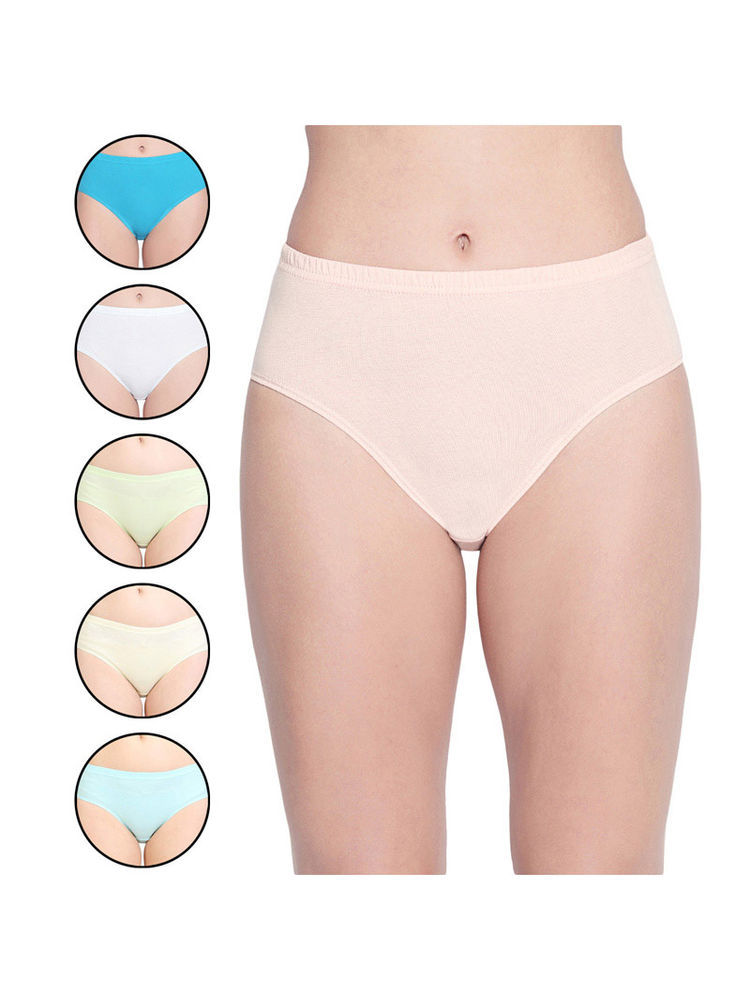 BODYCARE Pack of 6 100% Cotton Classic Panties in E2C - Multi-Color